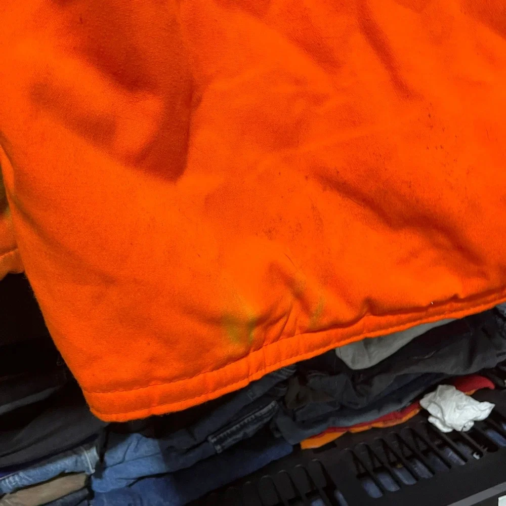 Vintage The Hunter Jacket Mens Large Orange USA Colt Python‎ NRA Championship